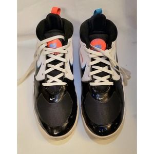 Nike Team Hustle D 9 Shoes Red/Blue Glitch
